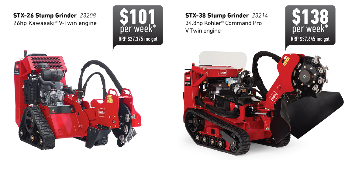 Interest Free On Toro Stump Grinders Promo Weekly Cost